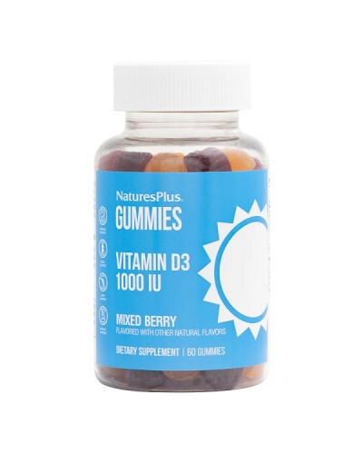 NATURES PLUS VIT D3 1000IU 60 GUMMIES ΛΗΞΗ 06/24