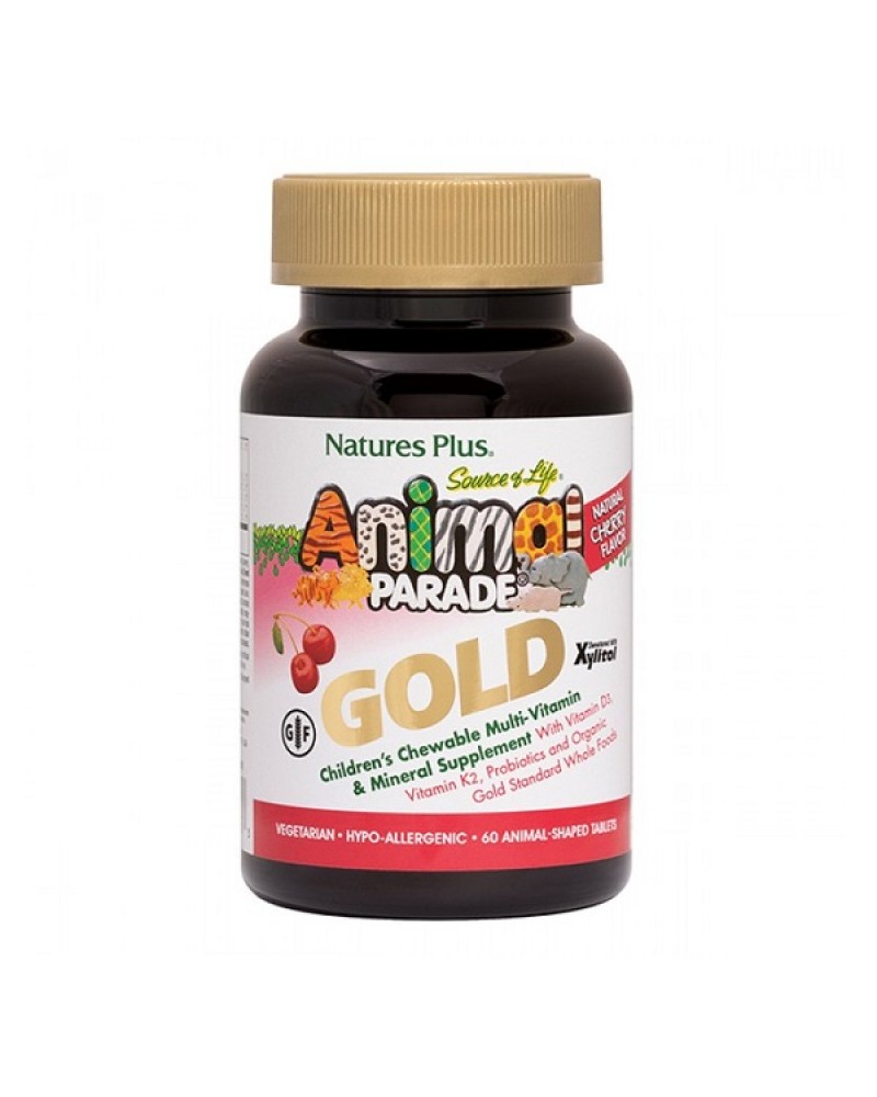 NATURES PLUS ANIMAL PARADE GOLD CHERRY 60 TABS NATURES PLUS ANIMAL PARADE GOLD CHERRY 60 TABS