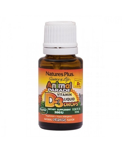 NATURES PLUS ANIMAL PARADE VIT D3 200 IU DROPS 10ML