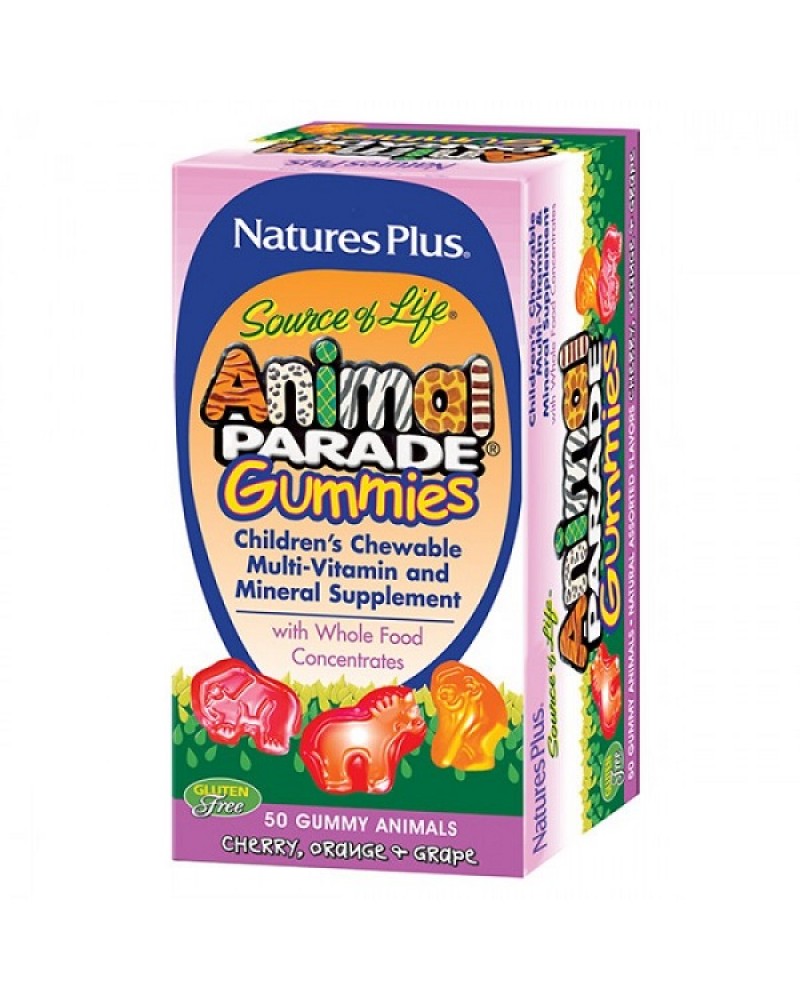 NATURES PLUS ANIMAL PARADE GUMMIES 50 GUMMIES NATURES PLUS ANIMAL PARADE GUMMIES 50 GUMMIES