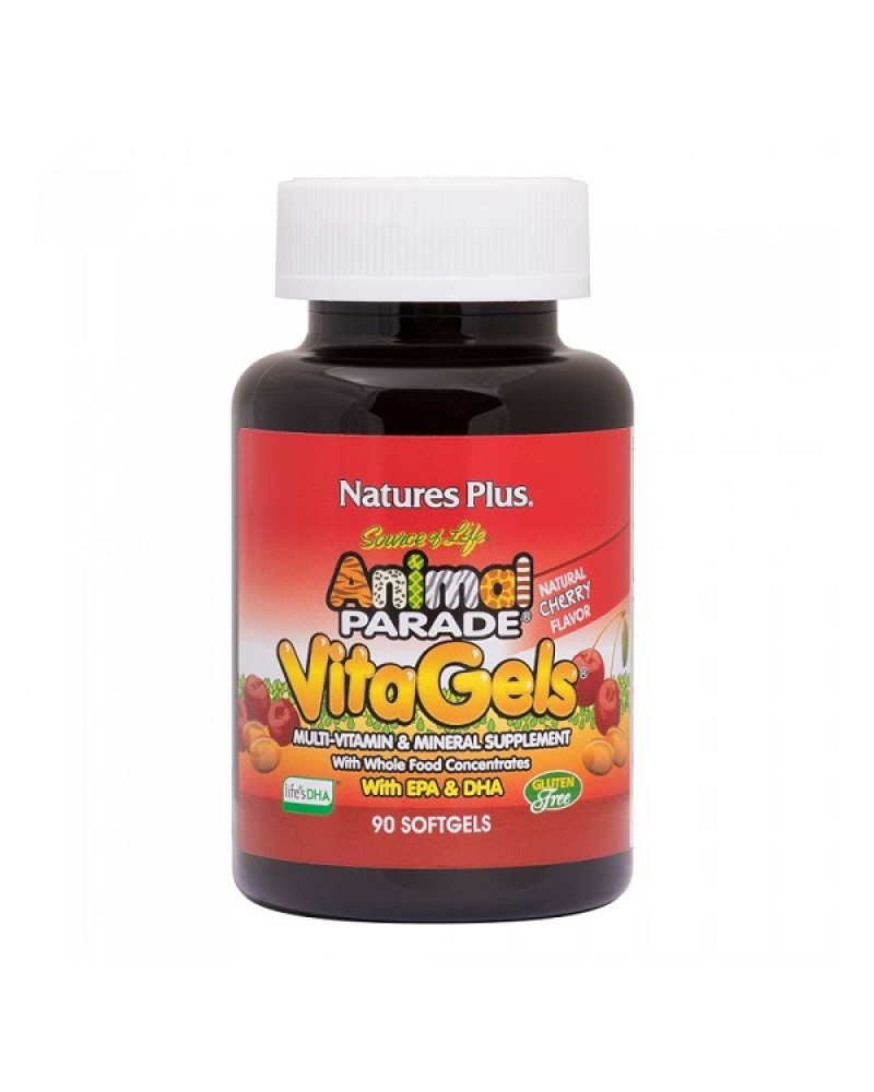 NATURES PLUS ANIMAL PARADE VITAGELS WITH EPA & DHA 90 SOFTGELS
