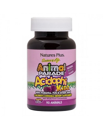 NATURES PLUS ANIMAL PARADE ACIDORHIKIDZ 90 GUMMIES