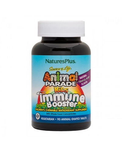 NATURES PLUS ANIMAL PARADE KIDS IMMUNE BOOSTER 90 CHEWABLE ANIMALS