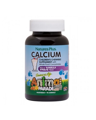 NATURES PLUS ANIMAL PARADE CALCIUM 90 TABS