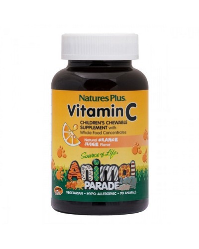 NATURES PLUS ANIMAL PARADE VITAMIN C 90 CHEWABLE ANIMALS