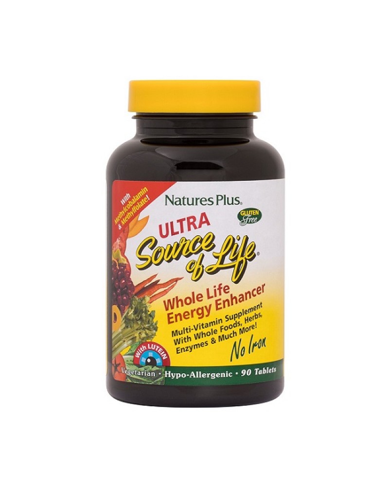 NATURES PLUS ULTRA SOURCE OF LIFE NO IRON 90tabs