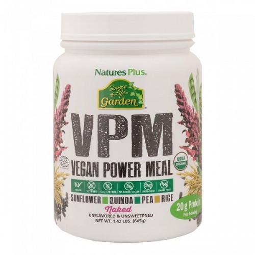 NATURE’S PLUS SOURCE OF LIFE GARDEN VPM NAKED PROTEIN 1.42LB 645GR