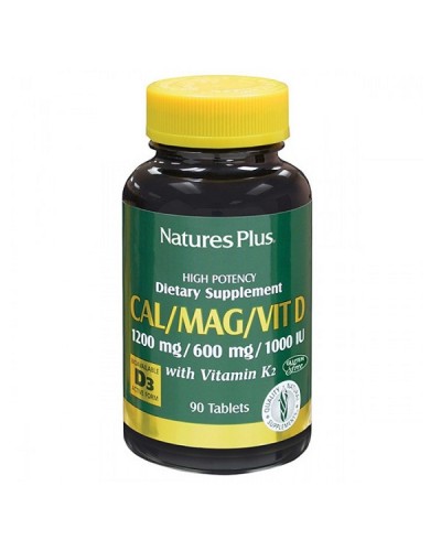 NATURES PLUS CAL/ MAG/ VIT D/ VIT K 90TAB