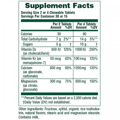 NATURES PLUS CAL/ MAG/ VIT D/ VIT K 90TAB