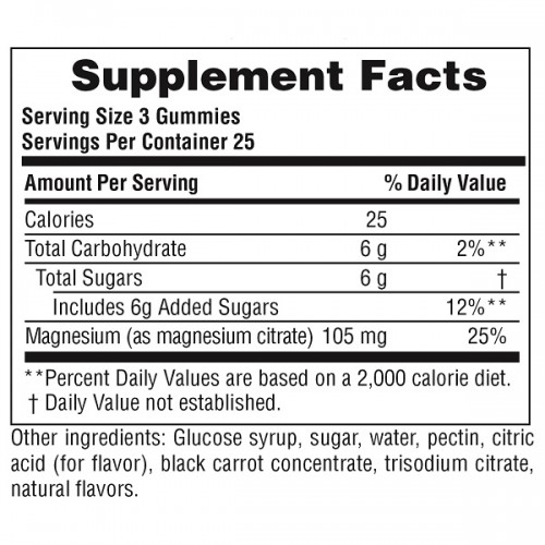 NATURES PLUS MAGNESIUM CITRATE 105MG 75 GUMMIES