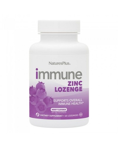 NATURES PLUS IMMUNE ZINC 60 LOZENGES