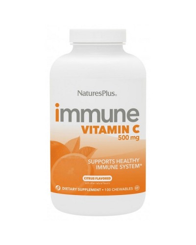 NATURES PLUS IMMUNE VITAMIN C 500mg 100 CHEW. TABS