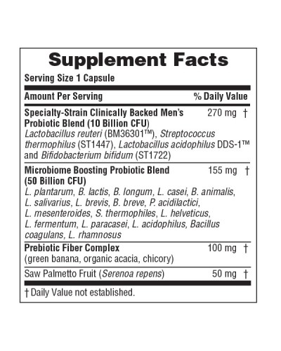 NATURES PLUS GI NATURAL PROBIOTIC MEN 30 CAPS