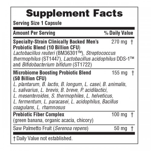 NATURES PLUS GI NATURAL PROBIOTIC MEN 30 CAPS