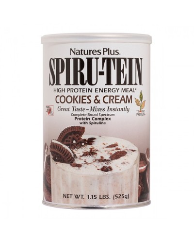 NATURES PLUS SPIRU-TEIN COOKIES & CREAM 525GR