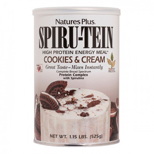 NATURES PLUS SPIRU-TEIN COOKIES & CREAM 525GR