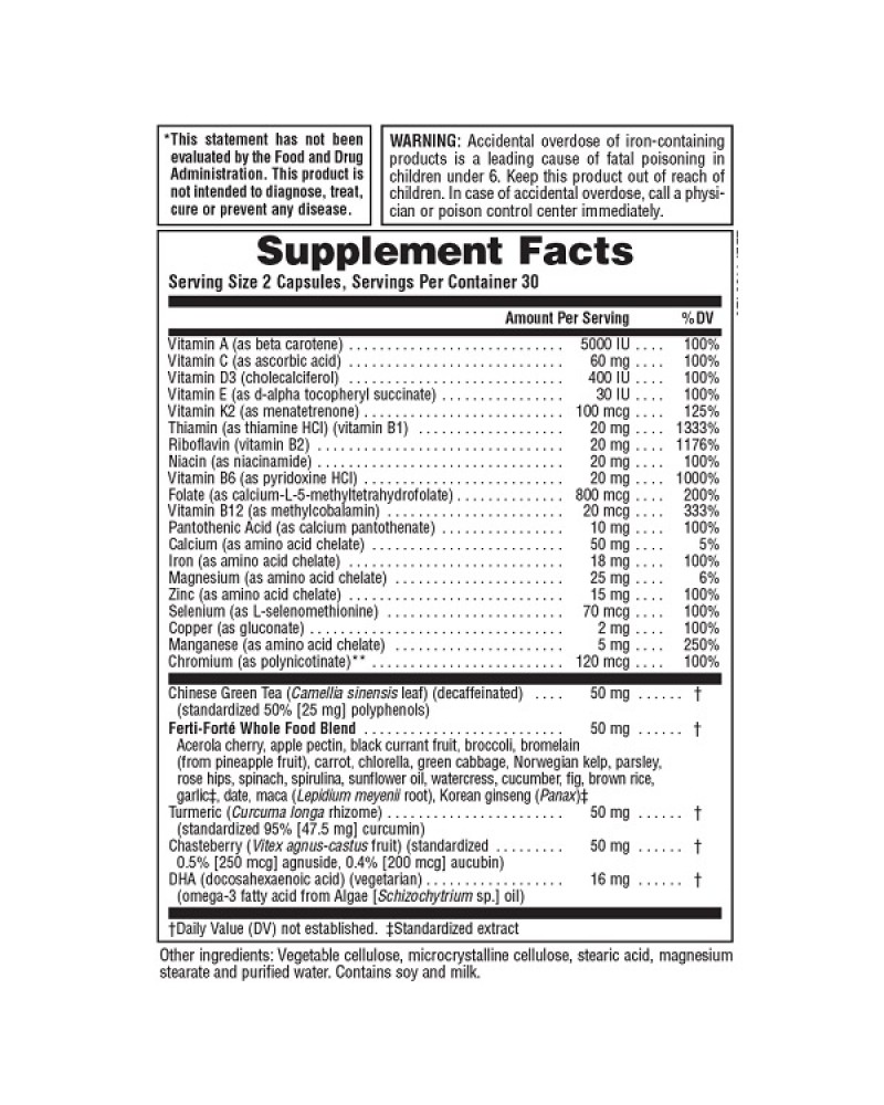 NATURES PLUS PROCREATION FEMALE 60VCAPS NATURES PLUS PROCREATION FEMALE 60VCAPS