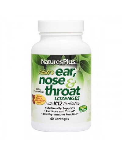 NATURES PLUS EAR NOSE & THROAT 60 LOZENGES