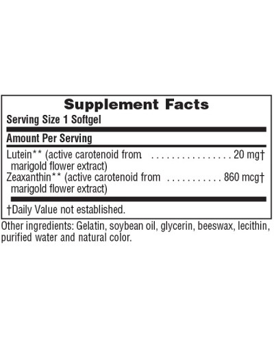 NATURES PLUS LUTEIN 60 SOFTGELS