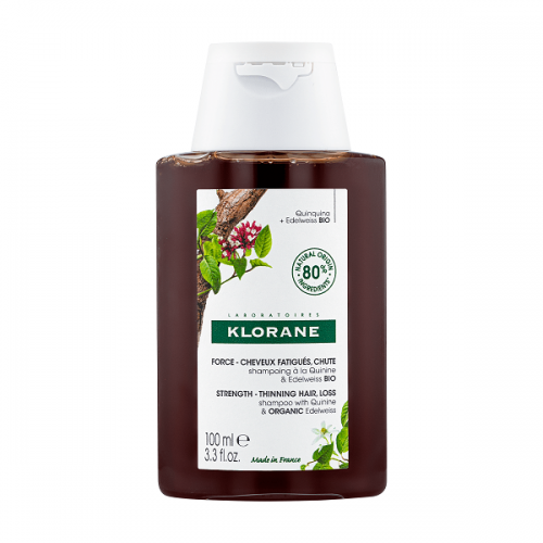 KLORANE STRENGTHENING SHAMPOO WITH QUININE & ORGANIC EDELWEISS THINING HAIR 100ML