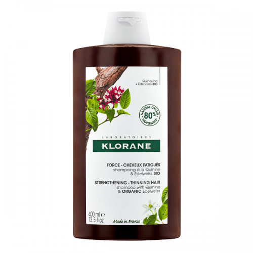 KLORANE STRENGTHENING SHAMPOO WITH QUININE & ORGANIC EDELWEISS THINING HAIR 400ML