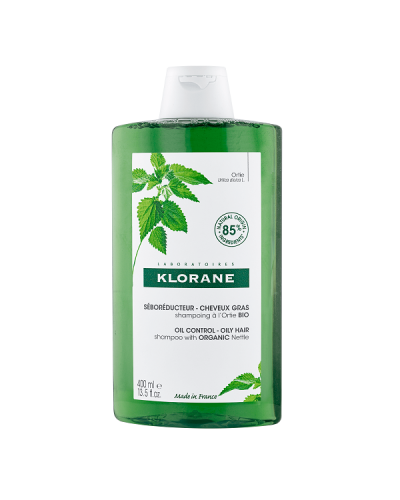 KLORANE ORTIE OIL CONTROL SHAMPOO WITH ORGANIC NETTLE OILY HAIR 400ML