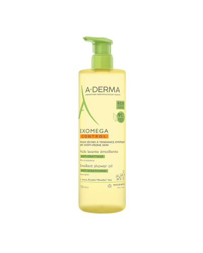 ADERMA EXOMEGA CONTROL ANTI-SCRATCHING EMOLLIENT SHOWER OIL 750ML