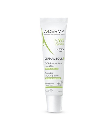 ADERMA DERMALIBOUR+ REPAIRING CICA-LIP BALM 15ml