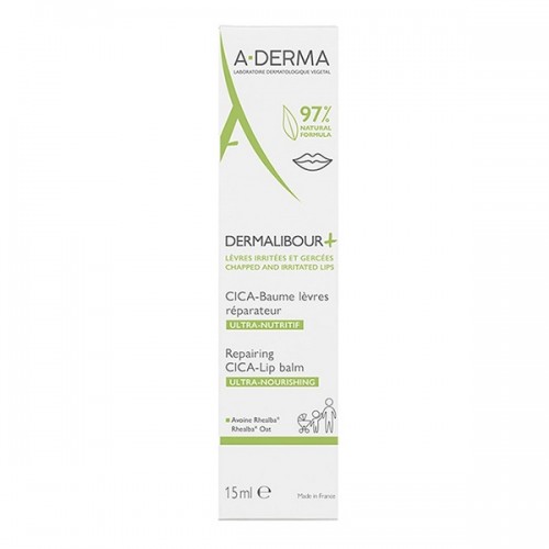 ADERMA DERMALIBOUR+ REPAIRING CICA-LIP BALM 15ml