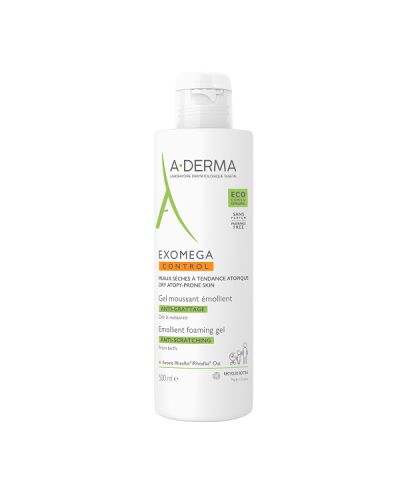 ADERMA EXOMEGA CONTROL ANTI-SCRATCHING EMOLLIENT FOAMING GEL 500ML