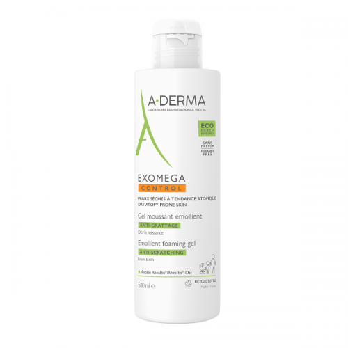 ADERMA EXOMEGA CONTROL ANTI-SCRATCHING EMOLLIENT FOAMING GEL 500ML