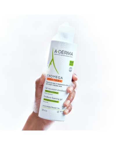 ADERMA EXOMEGA CONTROL ANTI-SCRATCHING EMOLLIENT FOAMING GEL 500ML