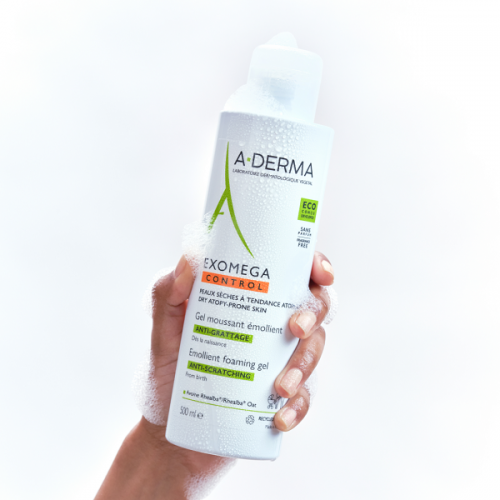 ADERMA EXOMEGA CONTROL ANTI-SCRATCHING EMOLLIENT FOAMING GEL 500ML