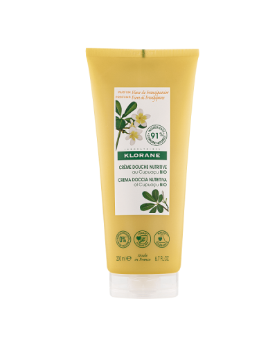 KLORANE NOURISHING SHOWER CREAM WITH ORGANIC CUPUACU BUTTER - PLUMERIA FLOWER 200ML