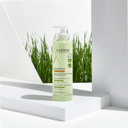 ADERMA EXOMEGA CONTROL 2 IN 1 ANTI-SCRATCHING EMOLLIENT CLEANSING GEL 200ML