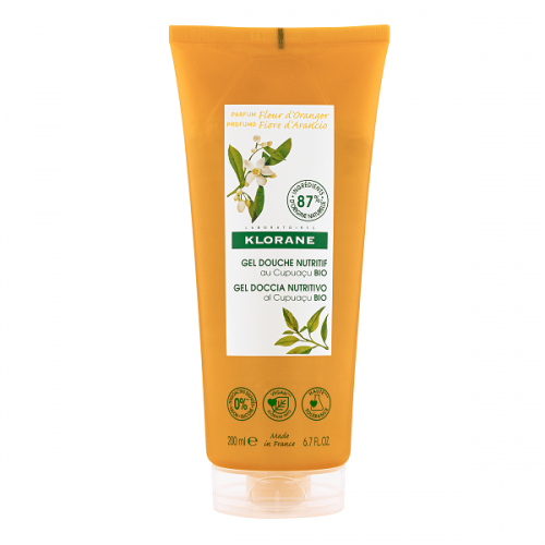 KLORANE SHOWER GEL WITH ORGANIC CUPUACU BUTTER - ORANGE BLOSSOM 200ML