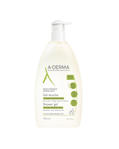 ADERMA HYDRA-PROTECTIVE SHOWER GEL 750ML