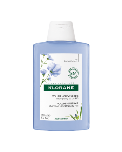 KLORANE LINUM VOLUME SHAMPOO WITH ORGANIC FLAX 200ML