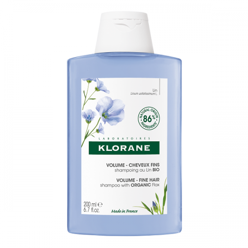 KLORANE LINUM VOLUME SHAMPOO WITH ORGANIC FLAX 200ML