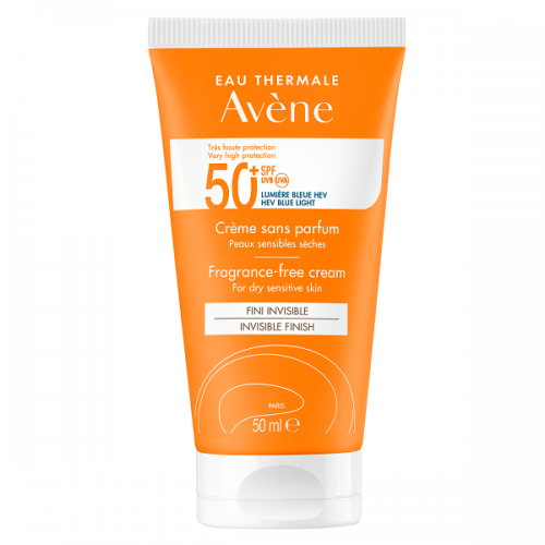 AVENE SUN FRAGRANCE-FREE CREAM spf50+ INVISIBLE FINISH 50ml