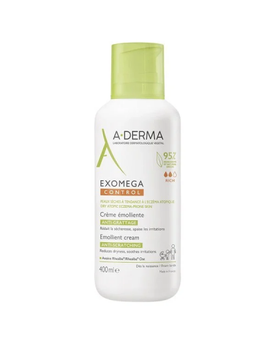 ADERMA EXOMEGA CONTROL ANTI-SCRATCHING EMOLLIENT CREAM 400ML