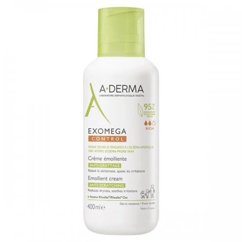 ADERMA EXOMEGA CONTROL ANTI-SCRATCHING EMOLLIENT CREAM 400ML