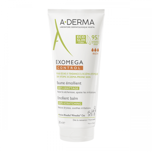 ADERMA EXOMEGA CONTROL ANTI-SCRATCHING EMOLLIENT BALM 200ML