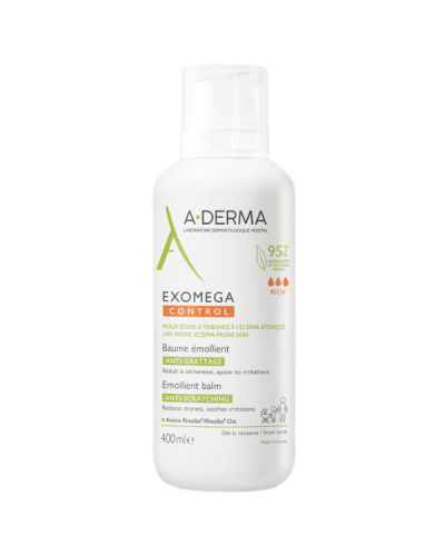 ADERMA EXOMEGA CONTROL ANTI-SCRATCHING EMOLLIENT BALM 400ML