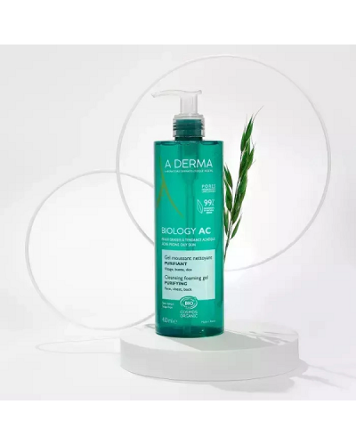 ADERMA BIOLOGY AC PURIFYING CLEANSING FOAMING GEL 400ML