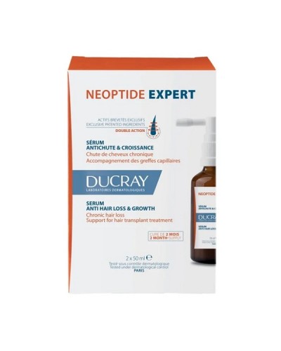 DUCRAY NEOPTIDE EXPERT ANTI-HAIR LOSS & GROWTH SERUM 2x50ML