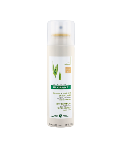 KLORANE ULTRA-GENTLE DRY SHAMPOO WITH OAT MILK DARK HAIR 150ML