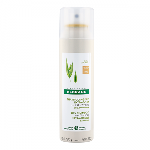 KLORANE ULTRA-GENTLE DRY SHAMPOO WITH OAT MILK DARK HAIR 150ML