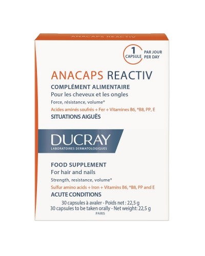DUCRAY ANACAPS REACTIV 30CAPS