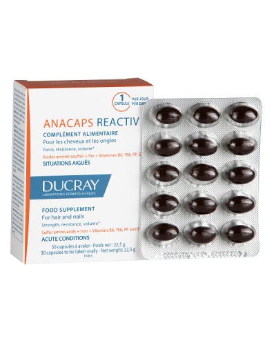 DUCRAY ANACAPS REACTIV 30CAPS